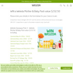 Win a Weleda Mother & Baby Pack (Worth $232.50) from Weleda