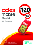 Coles Mobile $99 | 12 Months Expiry | 60GB Data | Unlimited Talk & Text | Overseas* | Optus Network | @ Coles (in Store)