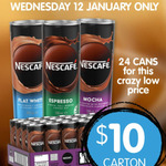 [WA] 24x250mL Cans of Nescafe Ready to Drink Coffee $10 @ Spudshed (Free Membership Required)
