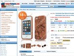  Real Natural Wooden Detachable Case Cover for iPhone 4 4S /18% percent/$10.99/free ship