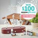 Win a $100 USD Amazon Gift Card from Organic Aromas