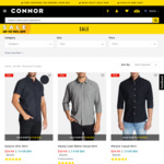 Men Shirts 3 for $50 + Delivery ($0 C&C /Free over $80 Order) @ Connor