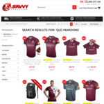 50% off Select QLD Maroons 2021 Items - Men's Jerseys, Training Shirts, Backpacks + Shipping (Free $120 Spend) @ Savvy Supporter