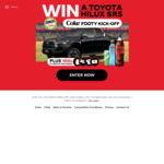 Win a Toyota Hilux SR5 Worth $64,320 + 100s of Instant Win Prizes by Purchasing Coca-Cola Products from Coles