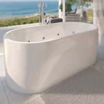 Decina Elisi 1700mm Freestanding Contour Spa Bath - $2,779 + Shipping @ Bathroom Hut