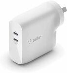 Belkin 68W Dual USB-C GaN Wall Charger $49 (RRP $89.95) Delivered @ Amazon AU