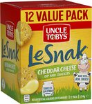 Uncle Tobys Le Snak Cheddar Cheese Dip & Crackers 12 Pack $5.40 ($4.86 S&S) + Delivery ($0 with Prime/ $39 Spend) @ Amazon AU