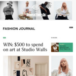 Win $500 to Spend on Art at Studio Walls from Fashion Journal