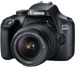 Canon EOS 3000D DSLR Camera $519 Delivered @ BIG W eBay