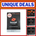 Boost Mobile $200 Pre-Paid Sim $154.95 Delivered @ Unique Deals