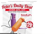 Bodum Bistro Stick Blender $29 + Shipping (Was $79) at Peter's of Kensington Daily Deal