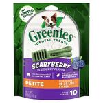 Greenies Scary Berry Dog Treat 170g $6.40 + Delivery ($0 C&C/ with $49 Metro Order) & Other Halloween Toys @ Petbarn