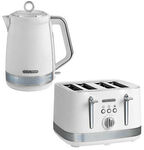 [eBay Plus] Morphy Richards Illumination 1.7L 2.2kW Kettle & 4 Slice Toaster (White) $79 Posted @ KG Electronic eBay