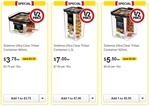 Sistema Ultra Containers - Half Price ($50 Min Online Order) + Delivery ($0 in-Store/ C&C/ $250 Order) @ Coles