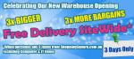 ShoppingSquare New Warehouse Opening - Free Sitewide Shipping with 3+ Items