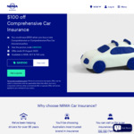 [NSW, ACT, TAS] $100 off New Comprehensive or Comprehensive Plus Car Insurance @ NRMA