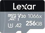 [Prime] 2x Lexar Professional 1066x 256GB MicroSDXC UHS-I Card with SD Adapter Silver Series $50.40 Delivered @ Amazon US via AU