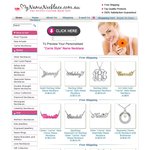 10% off for The All Site Items Plus Free Shipping at MyNameNecklace.com.au