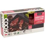 ½ Price Woolworths Cook Chinese BBQ Style Pork with Char Siu Sauce 560g $7.50 @ Woolworths