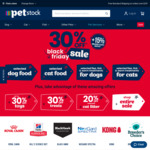 PETstock 30% off + ShopBack 30% Cash Back (Capped at $30) + Delivery ($0 C&C/ in-Store/ $25 Metro Order)
