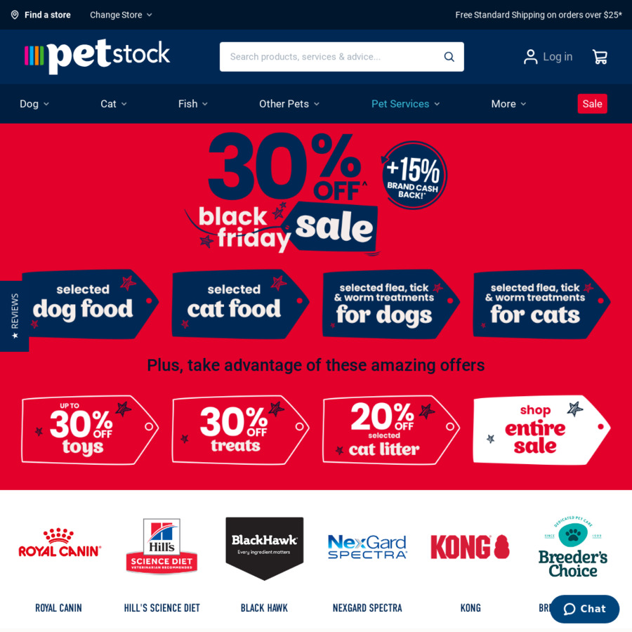 PETstock 30 off + ShopBack 30 Cash Back (Capped at 30) + Delivery