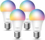 [Prime] TP-Link Tapo (L530E) Smart Wi-Fi Light Bulb, 4-Pack, Multicolour, E27, $34.27 Delivered @ Amazon DE via AU