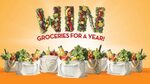 Win a Year Worth of Free Groceries ($5,200) from Better Homes and Gardens/Are Media