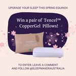 Win a Pair of SleepMaker Tencel CopperGel Pillows (Worth $719.90) from Sleepmaker