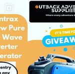 Win a Gentrax 1200w Pure Sine Wave Inverter Generator from Outback Adventure Supplies