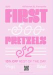 [WA] $2 Pretzels @ Pretzel (Fremantle) via Pegs app