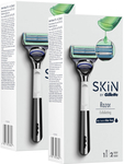 2x Skin by Gillette Exfoliating Razor $9 + Delivery ($0 with OnePass) @ Catch