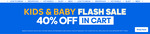 Additional 40% off Kids & Baby Items + Delivery ($0 with OnePass) @ Catch