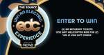 Win 2x GA EDC Saturday Tickets (Las Vegas), a Helicopter Ride for Two, and a $420 Visa Gift Card from The Source (No Travel)