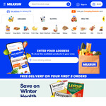 $30 off Minimum $50 Spend for Inactive Accounts + $5 Delivery @ MILKRUN (Excl NT)
