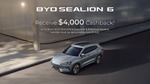 $4,000 Cashback on in-Stock BYD Sealion 6 Essential & Premium Models @ BYD