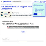Win a Derwent Art Supplies Prize Pack from Student Edge