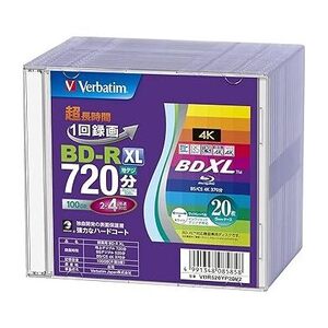 Verbatim Blu-Ray BD-R XL 100GB Blank Disc 20-Pack (MABL tech, 3 Layers, 4x Speed) $129.89 Delivered @ Amazon JP via AU