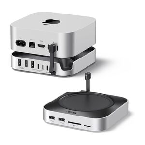 UGREEN Mac Mini M4 Dock, 11-in-1 USB C Hub with NVMe Enclosure 10Gbps $76.79 Delivered @ UGREEN Group via Amazon AU