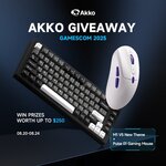 Win a M1 V5 New Theme (Black on White & Black & Silver) and Pulse 01 Gaming Mouse from Akkogear