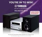Win a Yamaha Micro Hi-Fi System Valued at $549 from Selby Acoustics