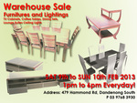 High Gloss Furniture, Timber Dining Clearance, 9-10 Feb 13, 30-70% off RRP in Dandenong Sth VIC