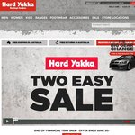 30% off Hard Yakka Official eBay Store - Plus buy 2 items and you can enter to win a ute! 