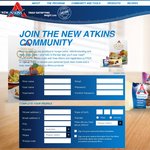 FREE Two Atkins Protein Bars - Registration to Atkins Required (RRP ~ $3 Each)