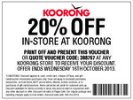 20% off Everything @Koorong till 16 Oct (in Store and Online)