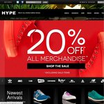 HYPE DC 20% OFF All Merchandise, Free Shipping and Returns