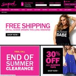 Supre Free Shipping on All Orders -This Long Weekend