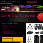 DJ Hire Package in Sydney on Special from $200 Save $100 - Northern Beaches Speaker Hire
