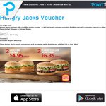 Hungry Jacks Deals (2x Whoppers $6.35 & 2x Chicken Royale $4.95) with PokitPal