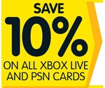 10% off All Xbox Live and PSN Cards @ DSE Starts 29 April