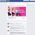 Fernwood Fitness 4 Weeks Membership $29 (Facebook Required)